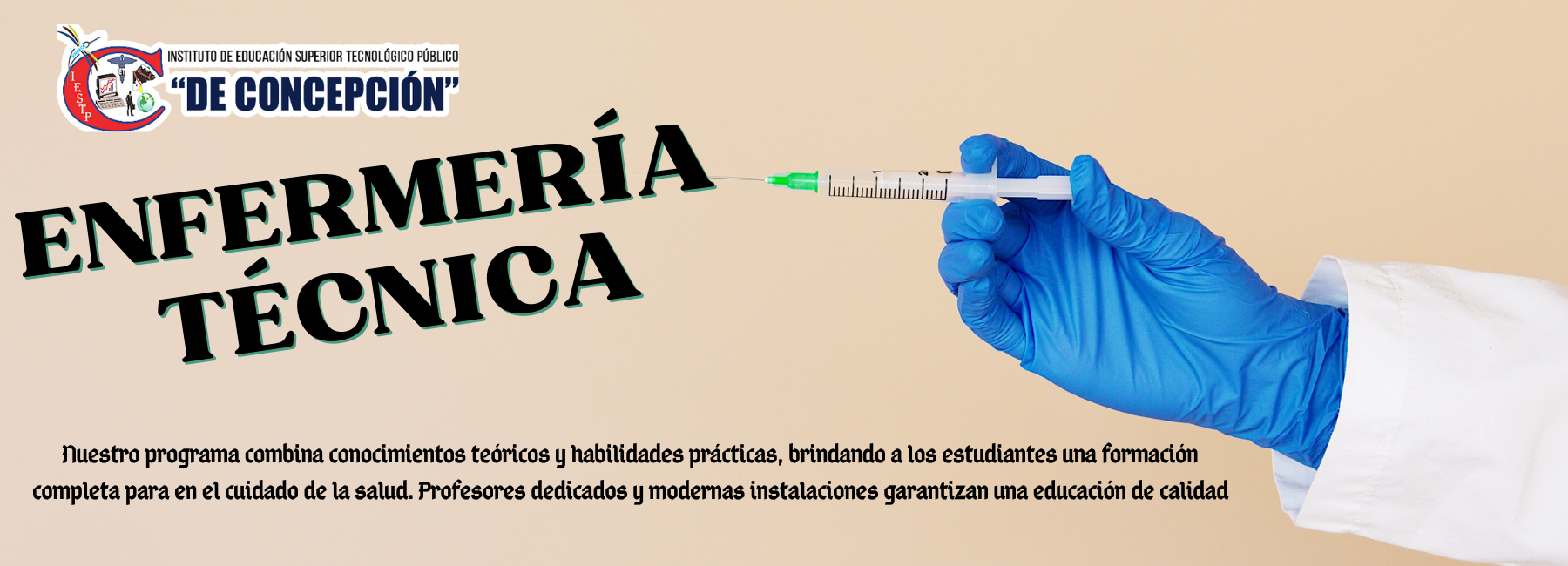 Imagen de una enfermerda en representación de la carrera de enfermería técnica